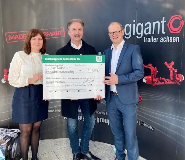 Gigant spendet für krebskranke Kinder Image 1