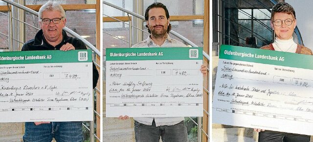 Pöppelmann spendet: Belegschaft und Gesellschafterkreis verteilen 22442 Euro an drei karitative Institutionen Image 1