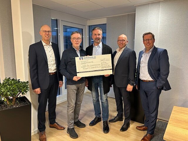 Volksbank eG spendet 5.000 € 