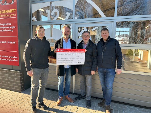 Ingenieurbüro Wessel spendet zum 25. Firmenjubiläum Image 1