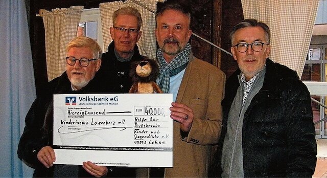 „Löwenherz“ erhält 40.000 Euro-Spende Image 1