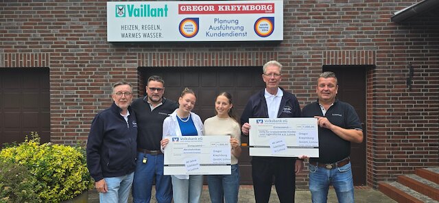 Gregor Kreymborg GmbH spendet Erlös aus Spendenbox