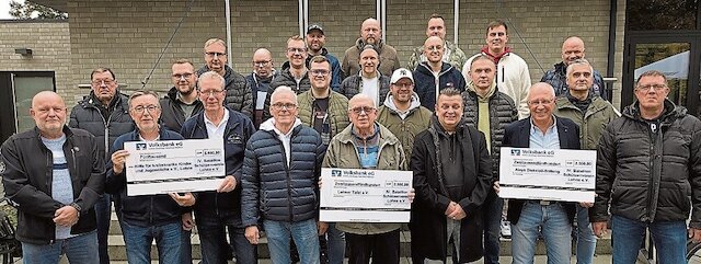 IV. Schützenbataillon spendet 10.000 Euro an drei Lohner Vereine